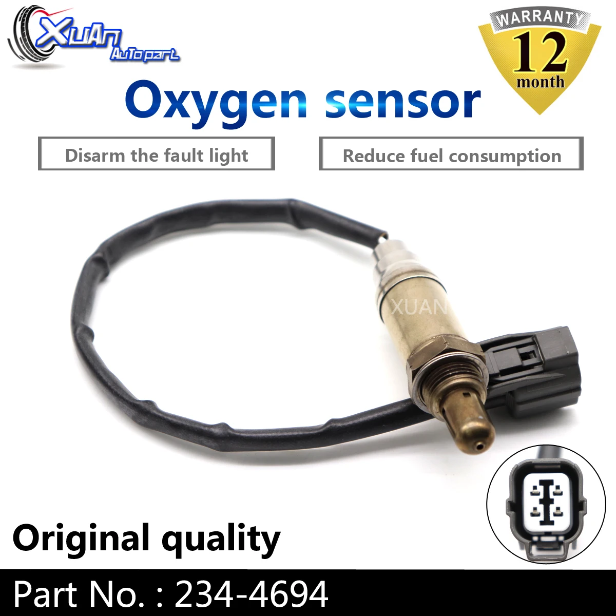 

XUAN Oxygen O2 Lambda Sensor AIR FUEL RATIO SENSOR 234-4694 For Land Rover Discovery 4.0L 4.6L 1999-2004 Upstream Downstream