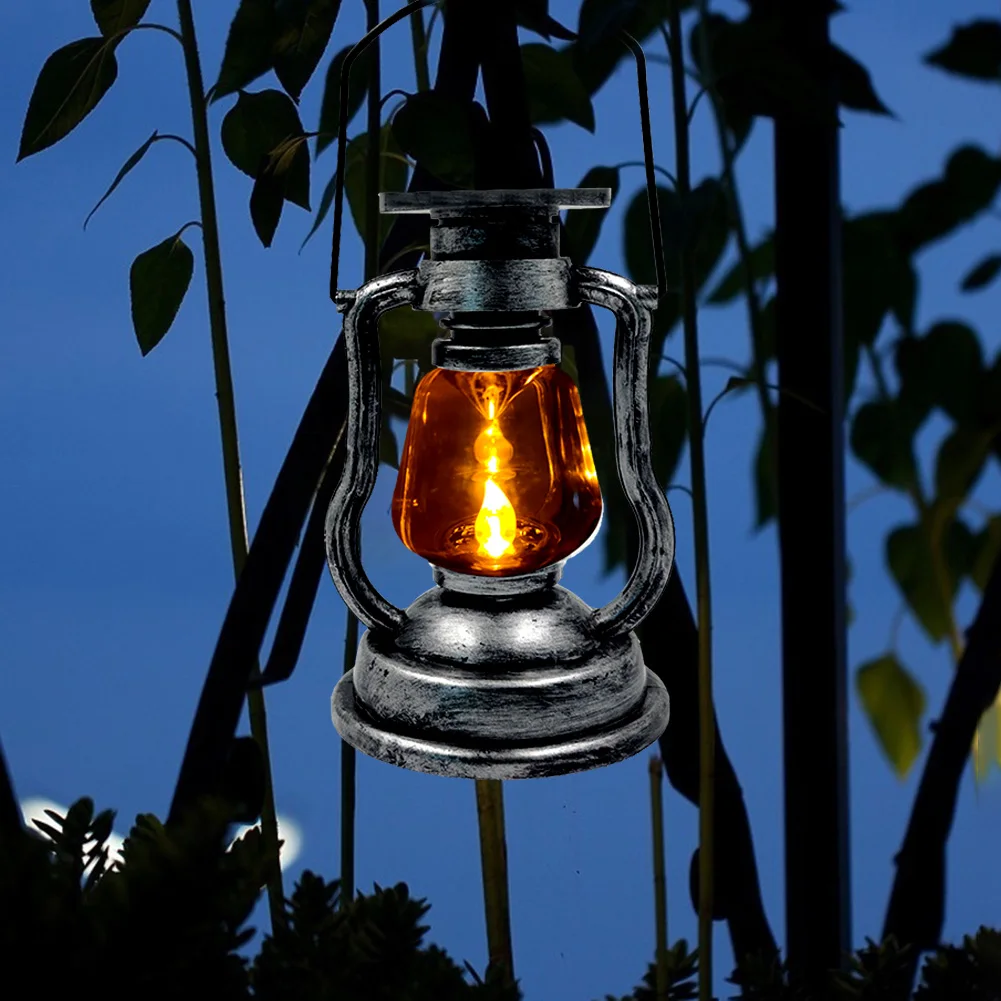 저렴한 태양 레트로 클래식 Flameless 전기 등유 램프 휴대용 LED 랜 턴 조명 정원 안뜰 안뜰에 대 한 골동품 장식 저렴한 태양 레트로 클래식 Flameless 전기 등유 램프 휴대용 LED 랜 턴 조명 정원 안뜰 안뜰에 대 한 골동품 장식