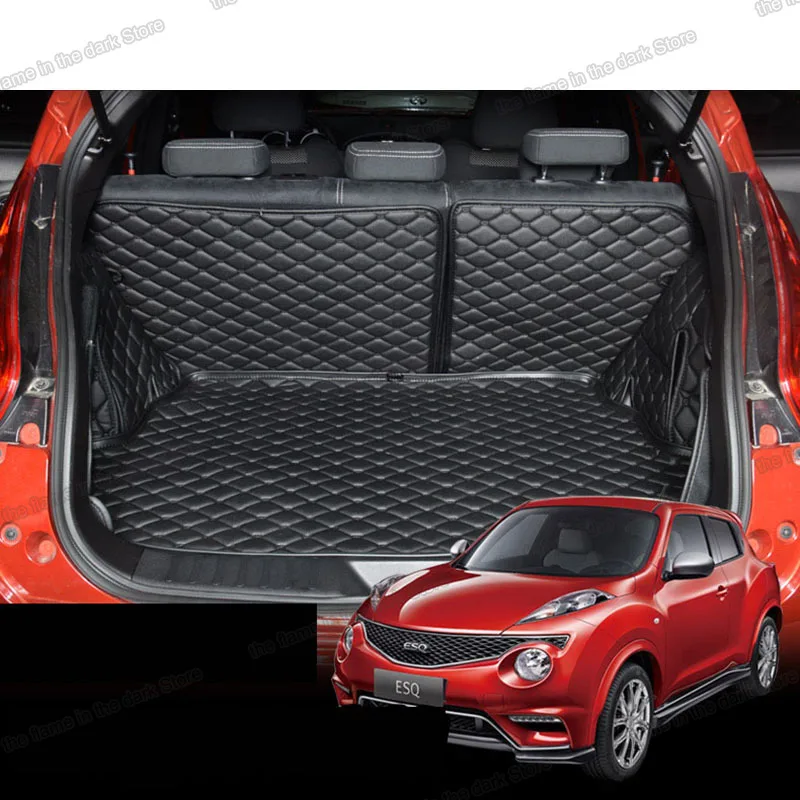 

Кожаный Автомобильный багажник, коврик для багажника nissan juke 2010 2011 2012 2013 2014 2015 2016 2017, аксессуары, накладки на заднюю часть багажника