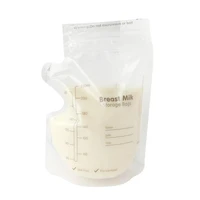double sealing breast milk storage bags self standing feeding milk saver for storing and freezing 250ml breast milk 60 counts