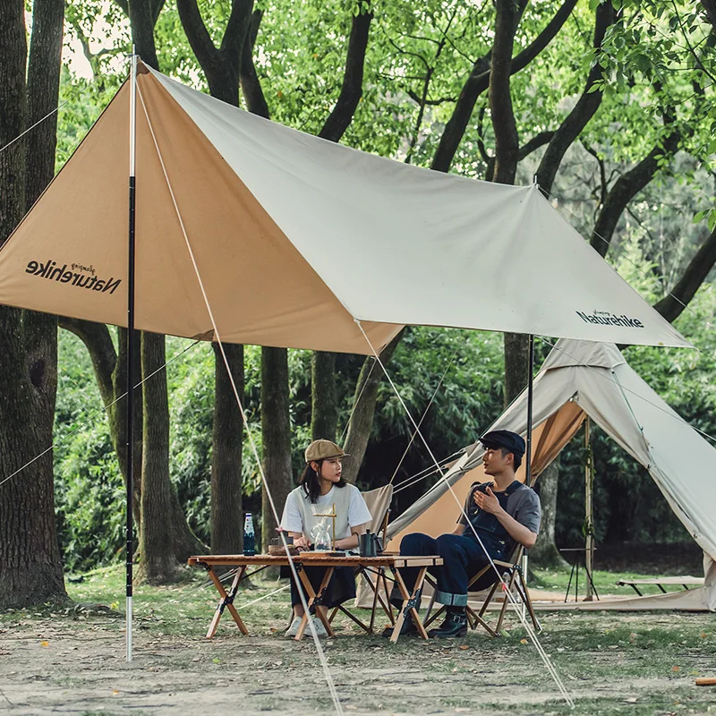 Большой навес от солнца Naturehike легкий водонепроницаемый тент-навес для всей семьи
