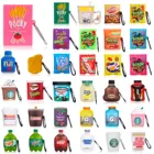 Новинка 2021 г., милые 3D дизайнеры еды, Роскошный чехол для наушников Airpod Pro, чехол с брелоком для Airpod 3