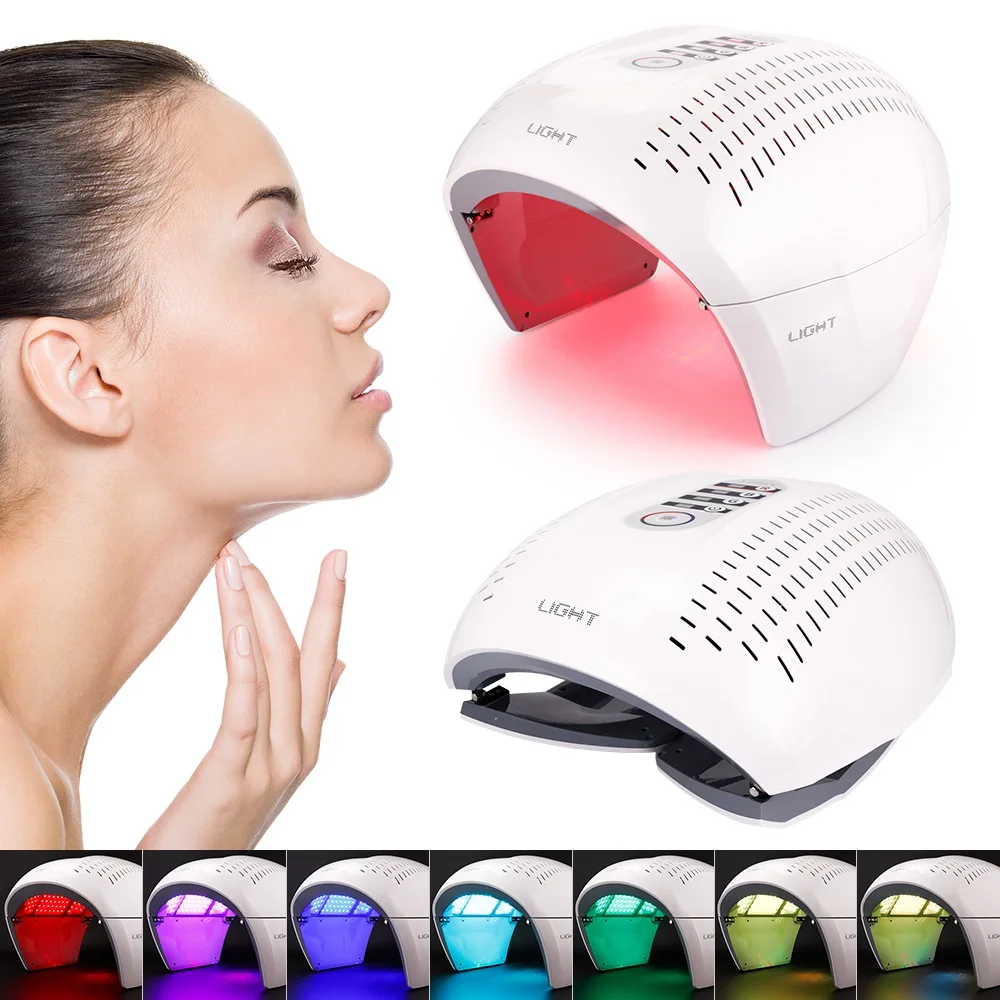 NEW 7 Color PDT Acne Removal Machine Face LED Light Therapy Skin Rejuvenation Acne Remover Anti Wrinkle Device Beauty Salon