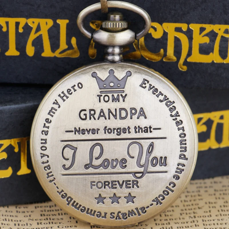 

Часы кварцевые карманные «Я тебя люблю», резные коллекционные юбилейные подвески из серии «выражение любви»