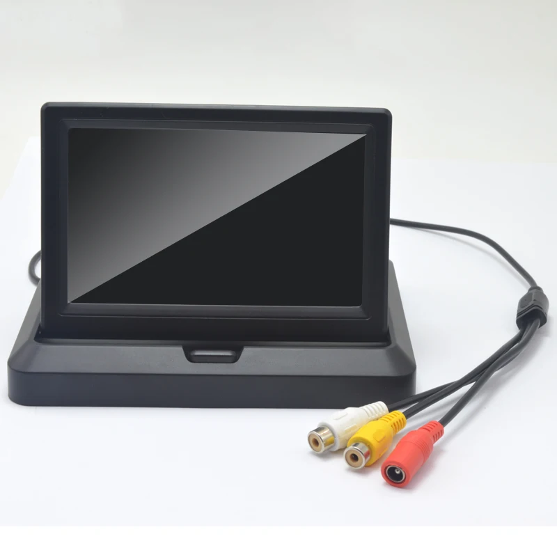 QXNY автомобильные складные мониторы HD видео парковка TFT LCD монитор 4 3 или 5 дюймов
