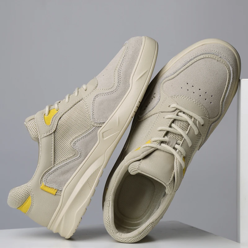 Мужская обувь повседневная кожаная мужские модные мокасины лоферы дышащие