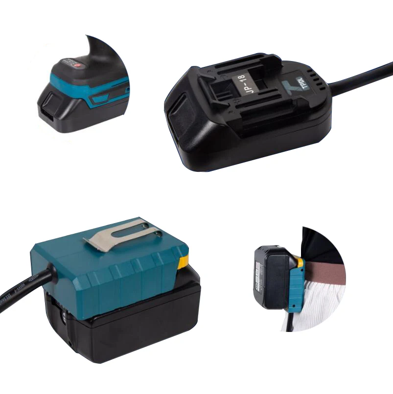 For Makita Battery Adapter Extension Cord Tools Portable Battery Extension Cable For DEWALT 18v 20v max Weight Reducer