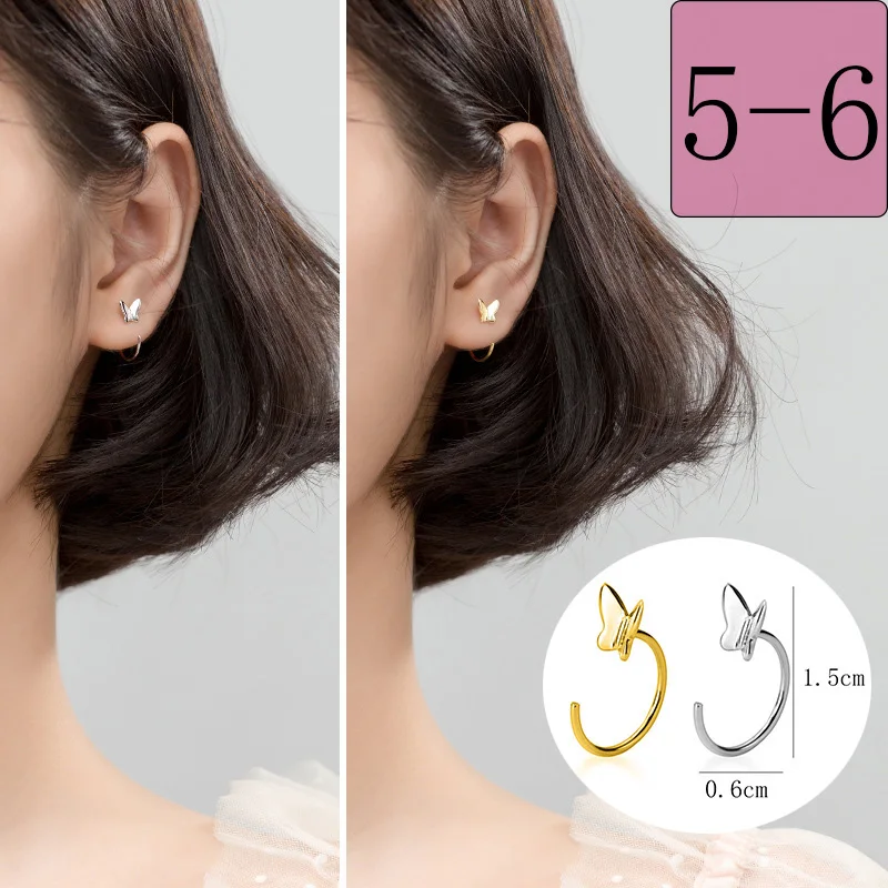 Trustdavis модные серьги гвоздики из стерлингового серебра 925 пробы в виде насекомых с