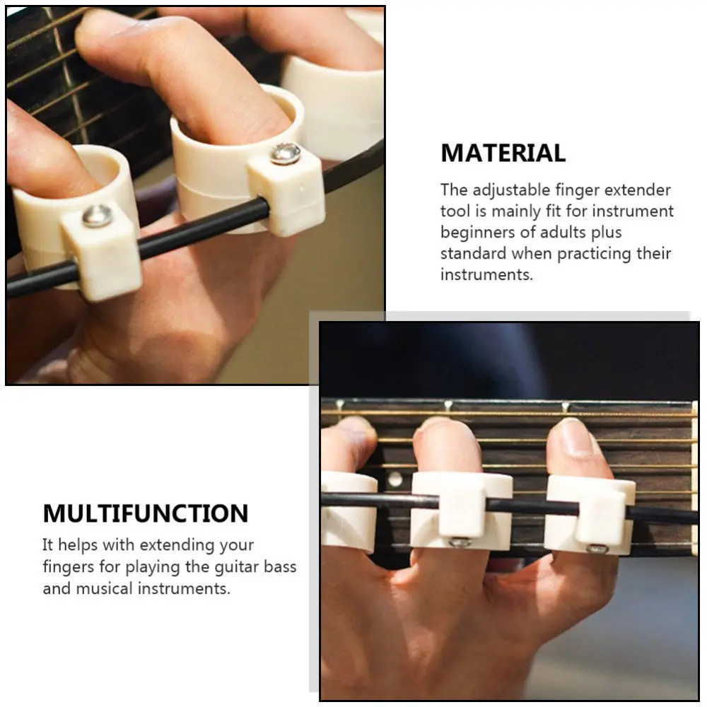 

Durable Finger Expansion Sleeves Guitar Trainer Tool for Ukulele Piano Beginner