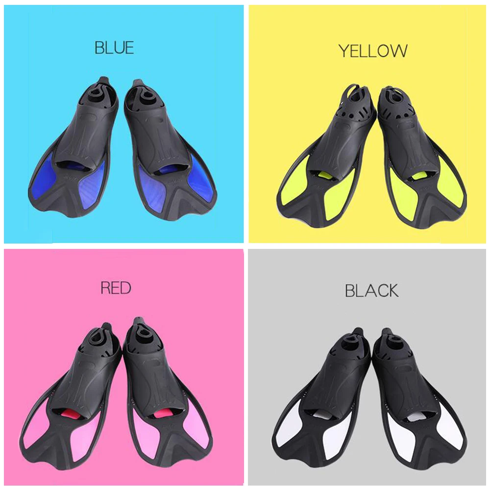 Snorkeling Diving Swimming Fins Adult/kids Flexible Diving equipment training beginner artifact water Sports
