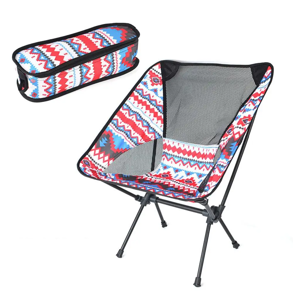 

Aluminum Alloy Folding Space Chair Strong High Load Moon Seat Beach Leisure Stools For Outdoor Fishing Camping BBQ Or Travel