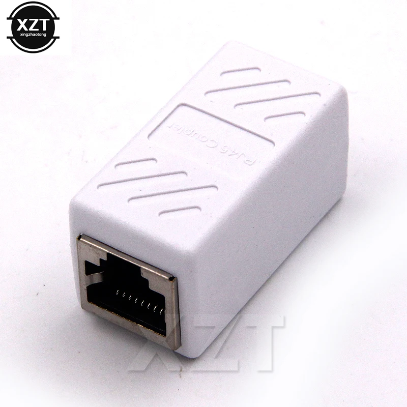 20 шт./лот Женский сетевой разъем LAN адаптер муфта удлинитель RJ45 Ethernet кабель