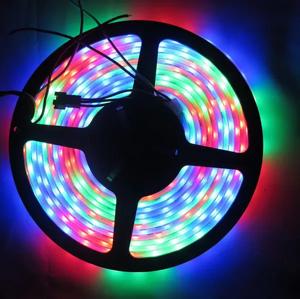 

50m DC12V Ws2811ic 5050 RGB SMD Individually Addressable Ws2811 Led Pixels Stripled Led Dream Color Strip 5m/roll
