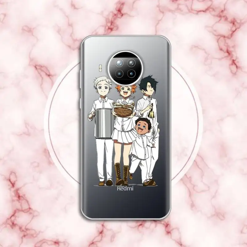 

Anime The Promised Neverland Phone Case Transparent for Xiaomi Redmi note 10 t 8 9 pro lite 11