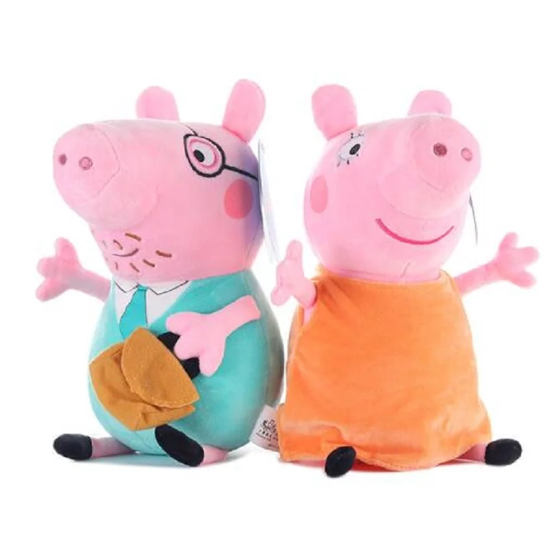 Новинка 19 см семья свинки Пеппа Мультяшные милые аниме куклы Джордж мистер