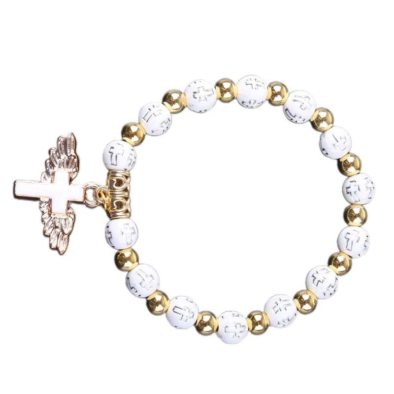 1 шт. привлекательные браслеты в стиле католики браслет с подвесками виде креста
