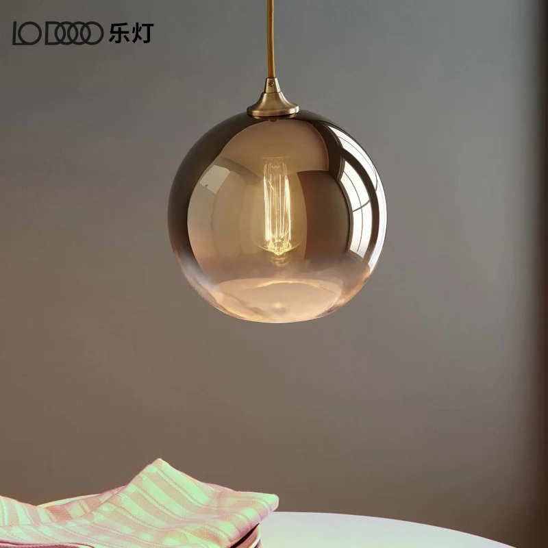 Скандинавское стекло подвесные светильники простая современная роскошная