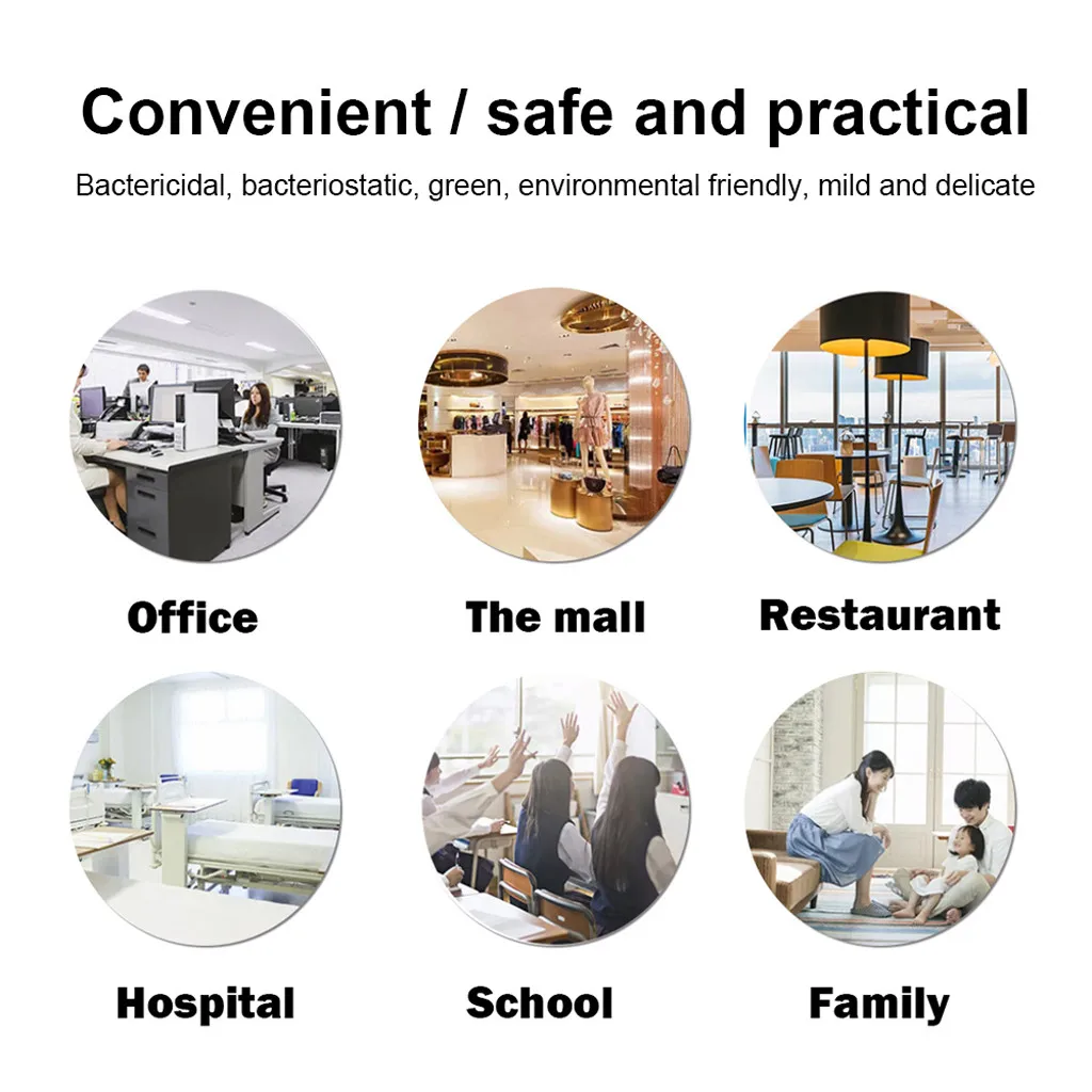 50 мл миниатюрный антисептик для рук бесплатный аромат одноразовый без очистки