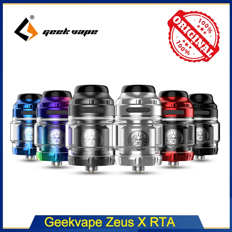 Новинка емкость для вейпа Geekvape Zeus X RTA 4 5 мл с капельным наконечником 810 Delrin