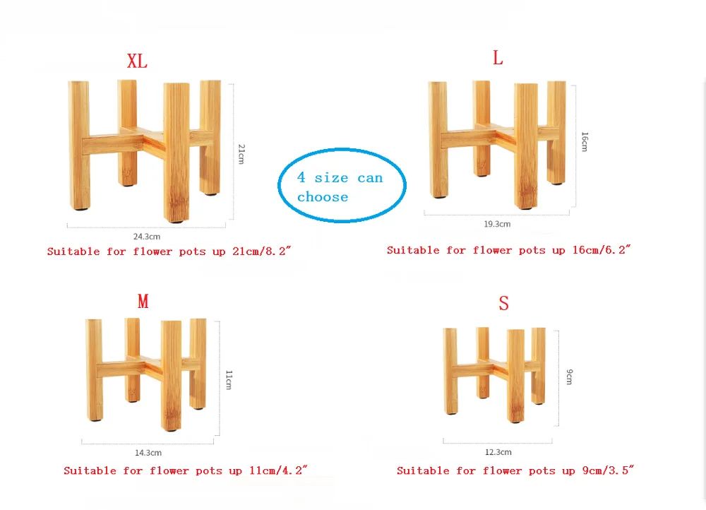 Прочные Деревянные Кашпо Горшок Лотки цветочный горшок держатель сильный