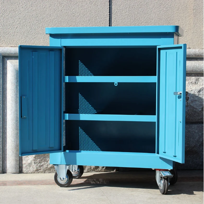 Strengthened drawer tool car/toolbox/toolbox/toolbox/maintenance trolley box/parts cabinet with lock |