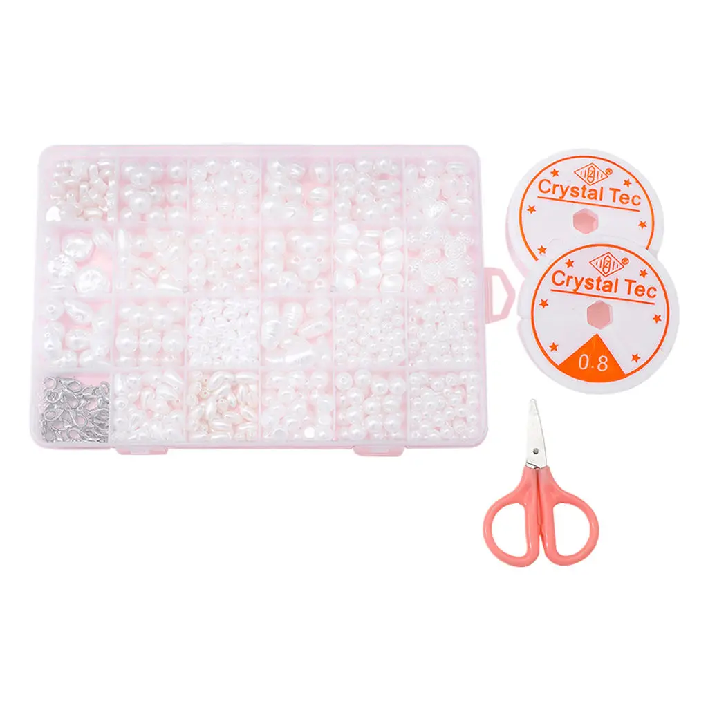 

690 шт. жемчужины, бусины россыпью, жемчуг, ожерелье, браслет ручной работы для