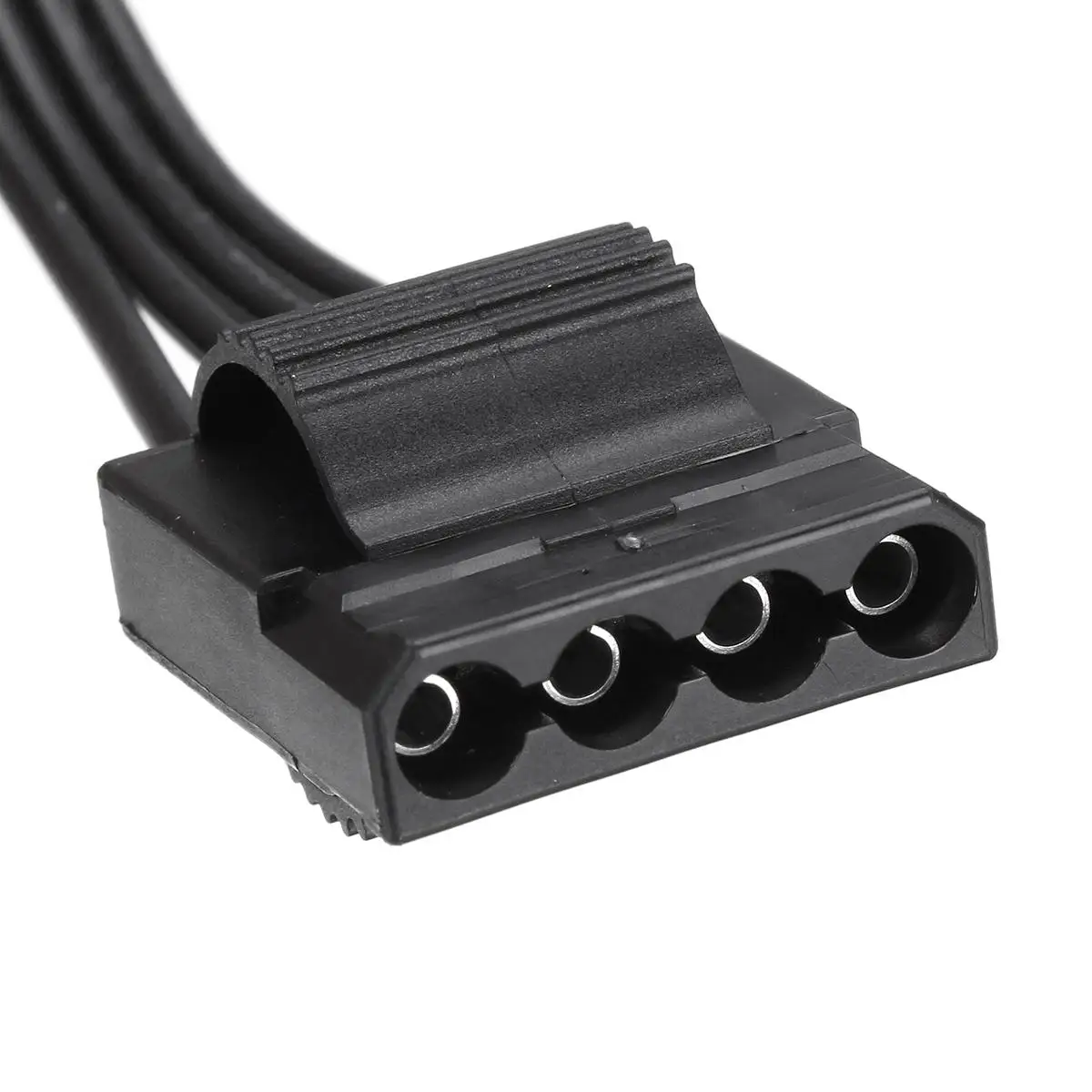 Видеокарта 40 + 15 см 18AWG 6Pin Male 1 порт в 4 Molex Female компьютерный блок питания