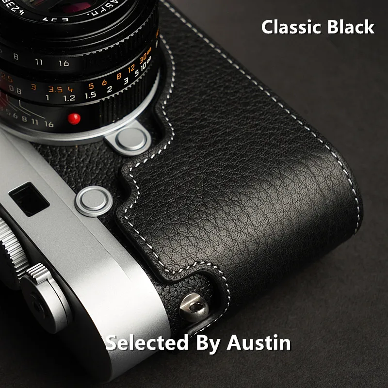 Кожаный чехол для камеры с ремешком на запястье Leica M10 ручной работы - купить по