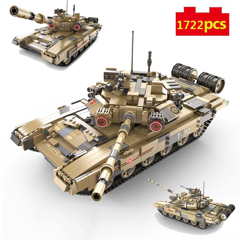 Военная Униформа серии русская T-90 Главный бой танков оружие солдат модель
