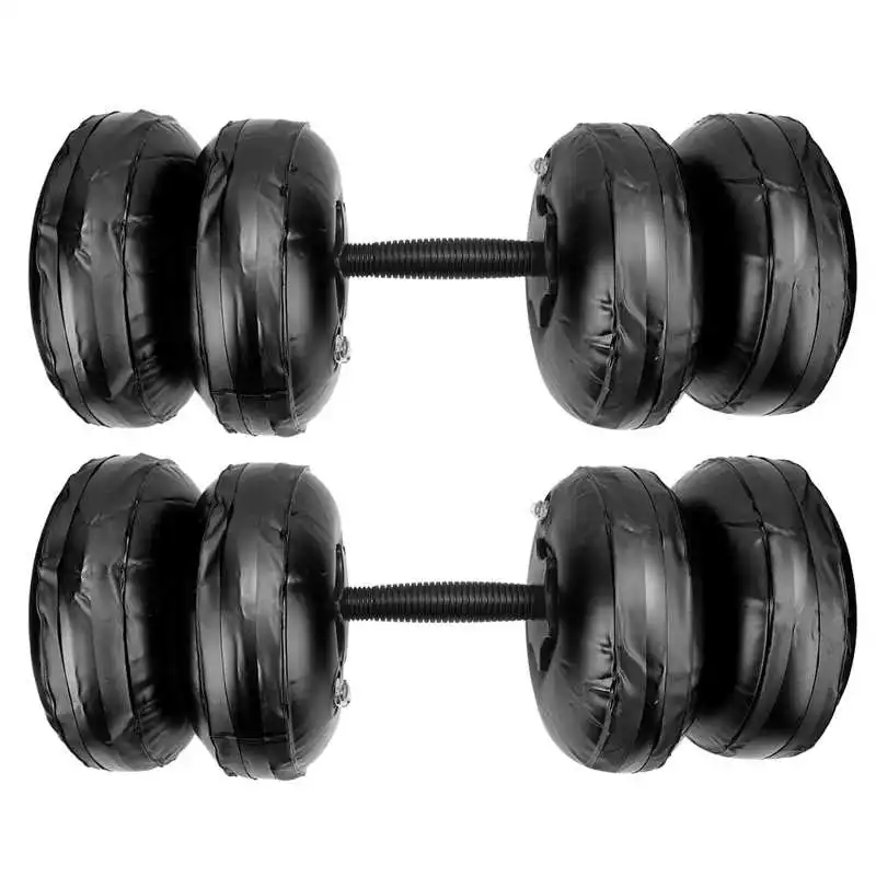 

2Pcs Water Filled Dumbbell 16-20KG Adjustable Body Building Exercise Weight Dumbbells Barbell Home Fitness Equipment