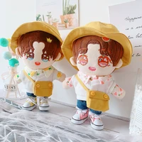 20cm idol plush doll dress up idol plush doll clothes suit sweater vest with pants 5 pieces set christmas gifts