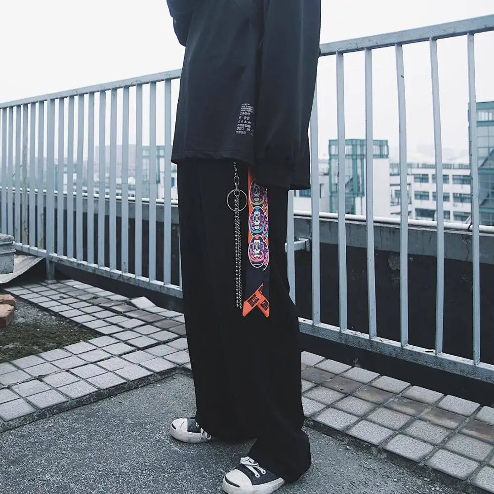 

Casual Pants Streetwear Men Jogger Loose Harem Pants Men Summer Autumn Korean Style Joggers Trousers Men Cool High Street Pants