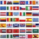 Нарукавная повязка с вышитыми 3D эмблемами и флагами мира, нашивка на одежду, куртку, рюкзак, товары для улицы декоративная заплатка