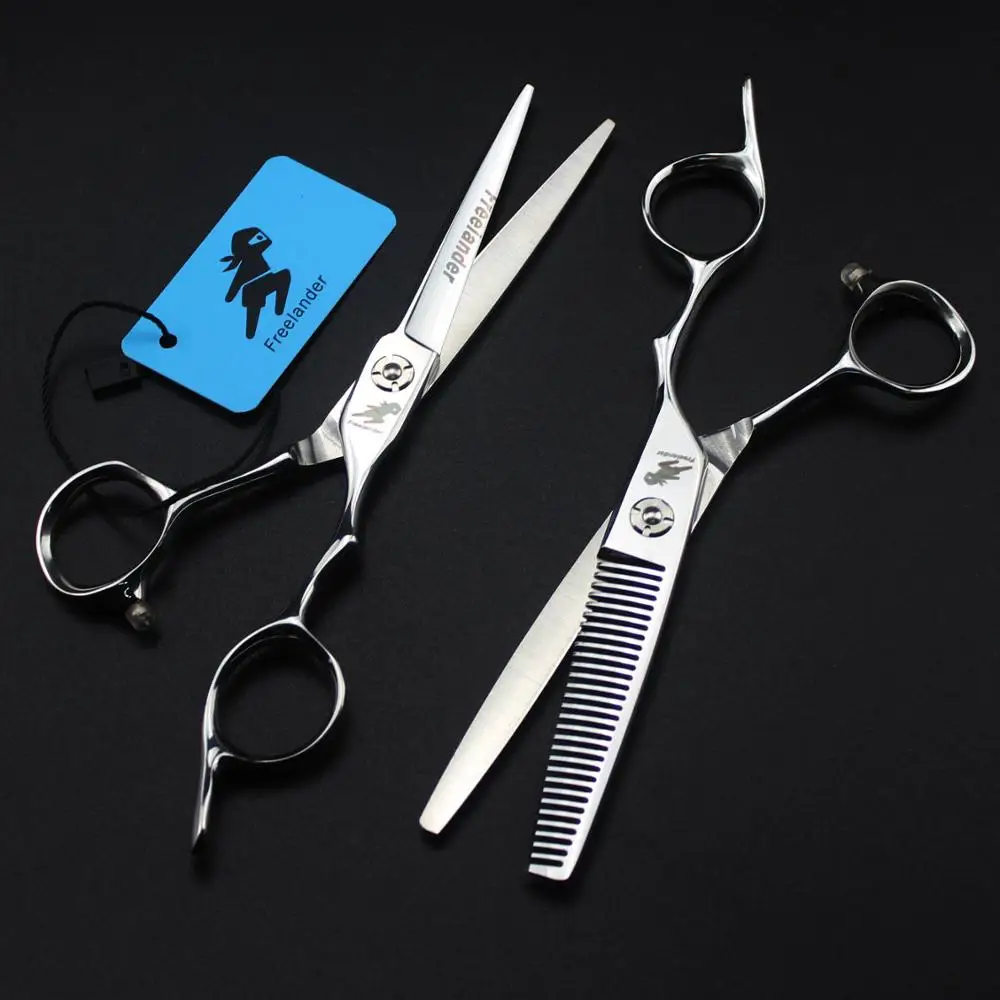 6 дюймов плоский винт набор для стрижки волос Япония Острые Ножницы Для Стрижки
