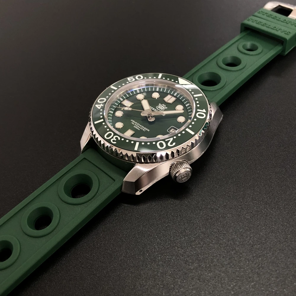 Мужские часы для дайвинга STEELDIVE SD1968 водонепроницаемость 300 м Япония NH35