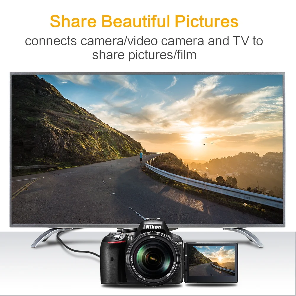 Micro HDMI-совместимый с HDMI-кабелем 1080P 3D 1 м 3 5 кабель позолоченным штекером для
