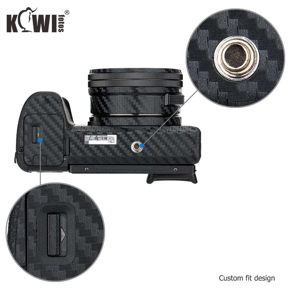 Комплект противоскользящей пленки из углеродного волокна для корпуса камеры Sony