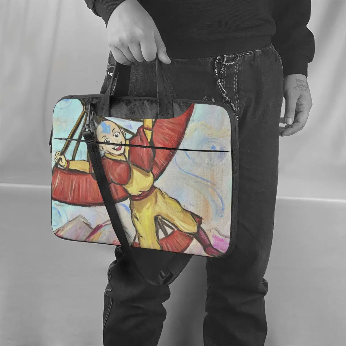 

Avatar The Last Airbender Laptop Bag Case Travelmate Messenger Computer Bag Protective Cute Laptop Pouch
