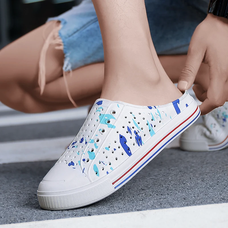 Летние вьетнамки Мужские Пляжные шлепанцы Повседневная обувь дышащие без