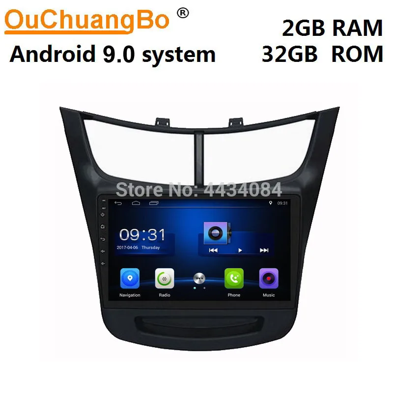 Ouchuangbo Автомобильный gps навигатор радио для Aveo 2019 поддержка BT USB wifi двухзонная ОС