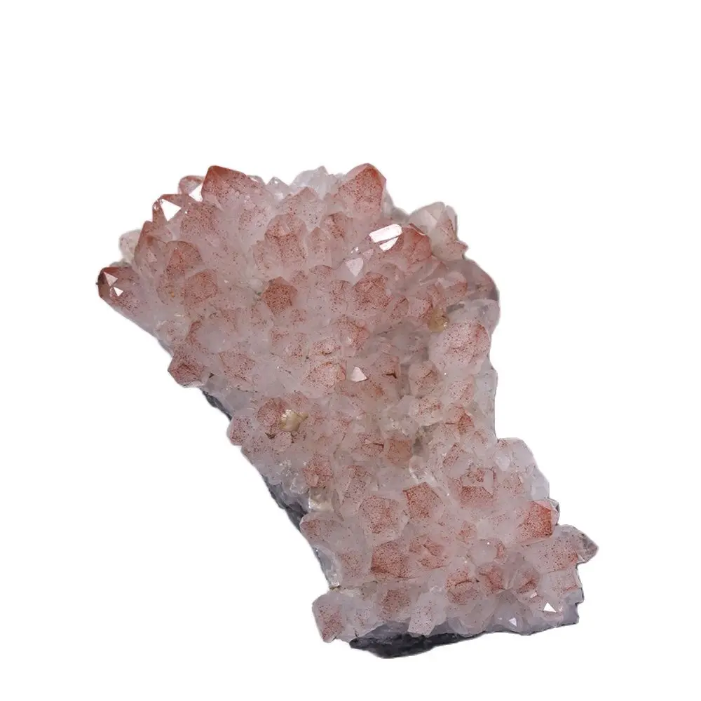 Натуральный кристалл красный кварц образец Jiangxi приблизительная деталь|crystal