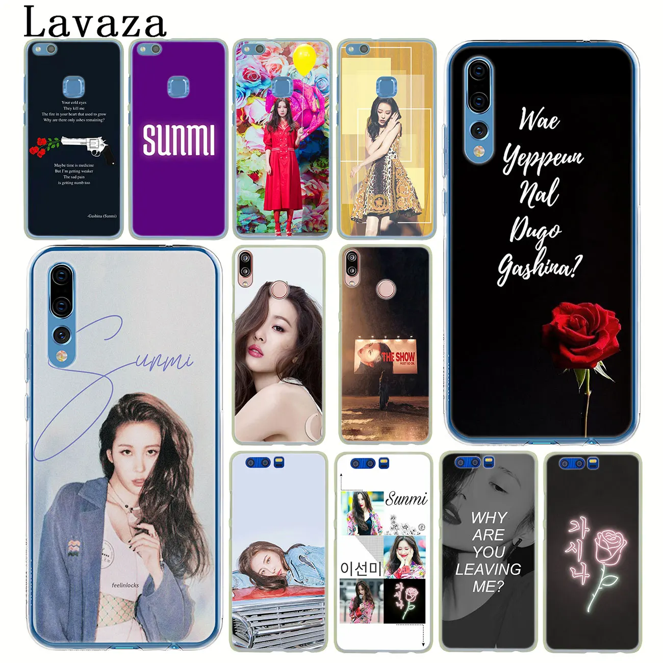 Чехол для телефона Lavaza Lee Sun Mi Sunmi kpop Huawei P30 P20 Pro P9 P10 Plus P8 Lite Mini 2016 2017 P smart Z 2019|Бамперы|