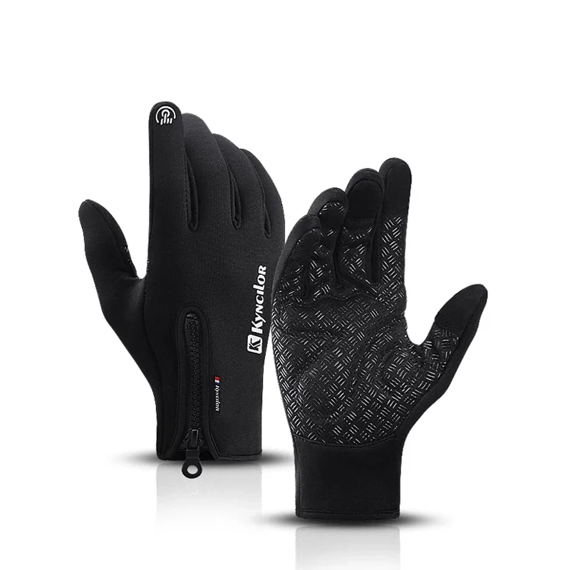 

CoolPandas High Quality Outdoor Sports Thickened Ski Gloves Women Windproof Cycling Gloves MenTouchscreen Camping MTB Gloves