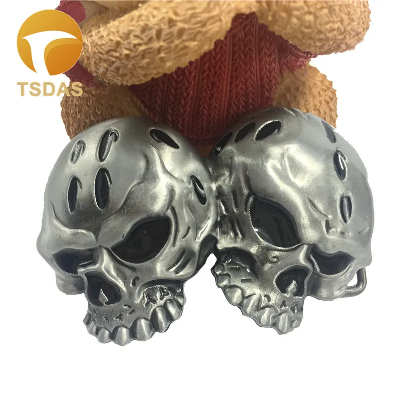 Классные металлические пряжки ремня с 3D черепом 99*64 мм для шириной 4 см модные