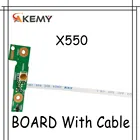Akemy оригинал для For Asus X550V X550CC X550CA X550VC X550VB кнопка включения платы с кабелем 100% проверено Быстрая доставка