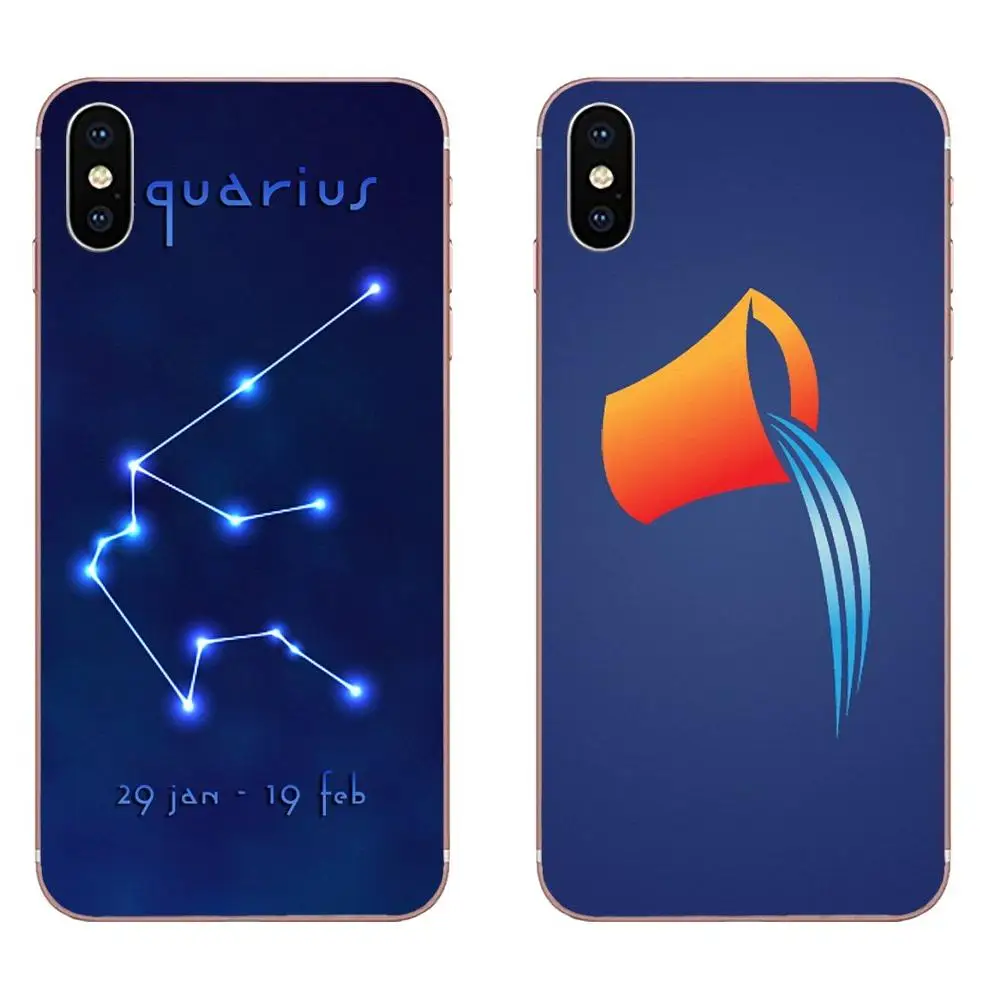 Чехол для сотового телефона Aquarius другие знаки зодиака Apple IPhone X XS Max XR 4 4s 5 5C 5S SE 6 6S 7 8