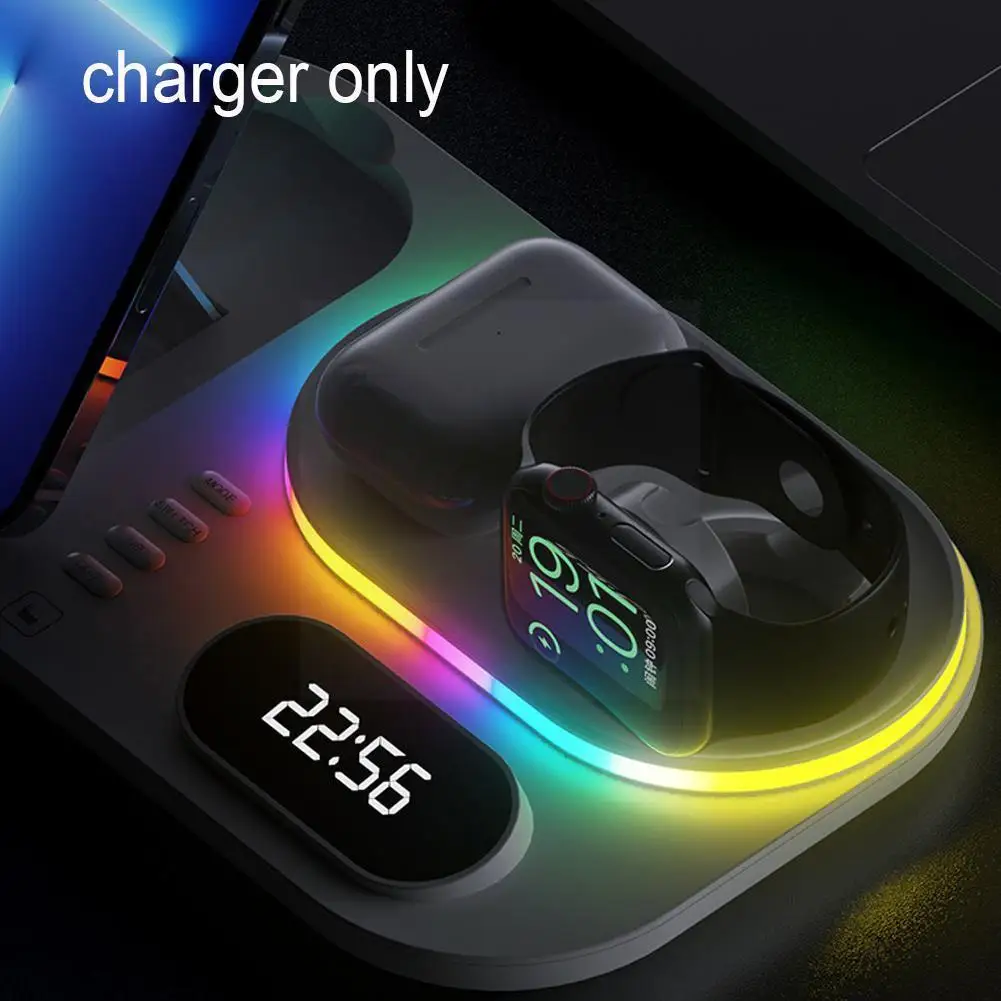 

4 In 1 Wireless Charger Base For 15w Fast Charging Dock Station For Pro A8r7
