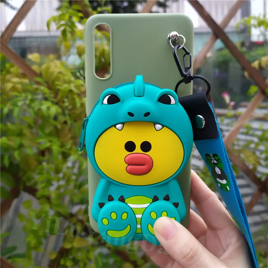 Dragon Sally Wallet В мультипликационном стиле на молнии кошелек чехол для телефона для Xiaomi mi Note 3 A1 A2 6 8 9 Lite SE 9T Pro CC9 CC9e mi x 2 2S 3 S Max 2 3 Мягкий силиконовый чехол - Цвет: Dragon Sally Wallet