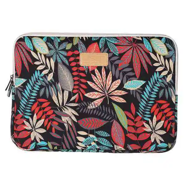 Black Leaf 15in LISEN чехол для ноутбука 14 дюймов Сумка для компьютера, ноутбука, для ipad, планшета, для MacBook черный лес - Цвет: Black Leaf 15in
