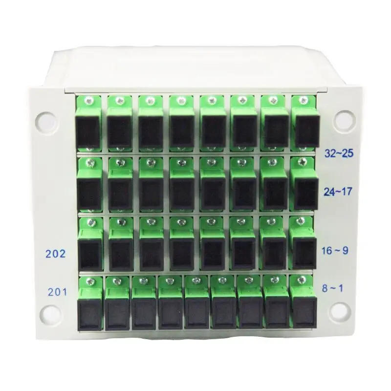SC APC PLC 1X32 волоконно оптический разветвитель FTTH с 1X32Planar волновой Тип